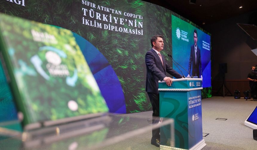 Bakan Kurum: “Ülkemizin Barışçıl Diplomasisi COP31'e İlham Olacak”