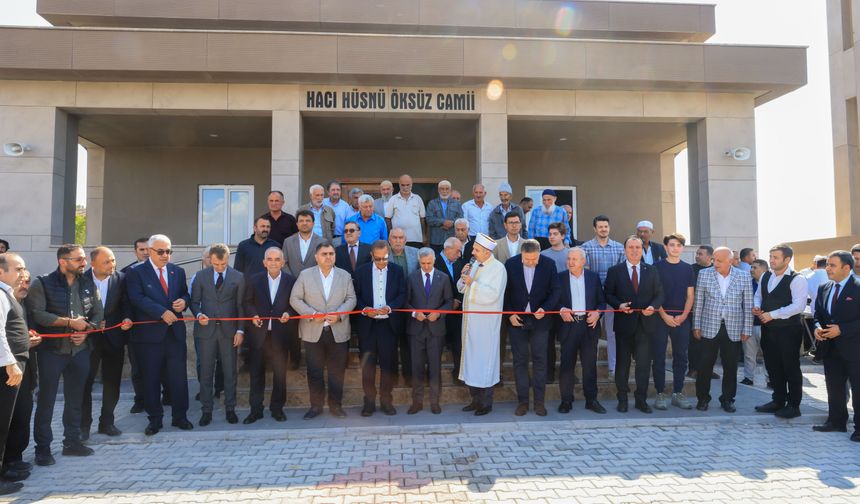 İş İnsanı Hanifi Öksüz’den Anlamlı Eser: Hacı Hüsnü Öksüz Camii Dualarla İbadete Açıldı!