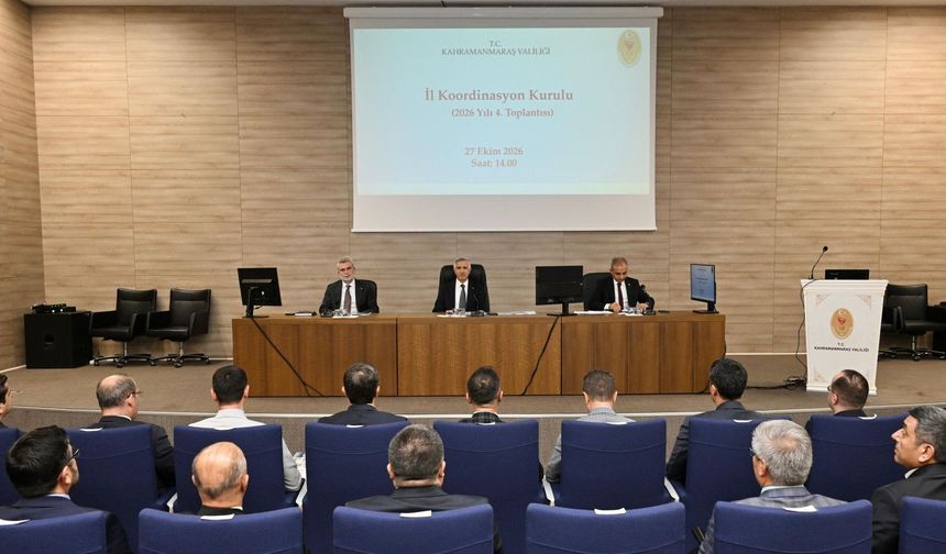 Vali Ünlüer Başkanlığında İl Koordinasyon Kurulu Toplantısı Yapıldı