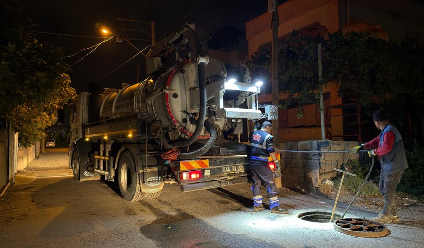 Kahramanmaraş’ta Sağanak Yağışlar Öncesi KASKİ Ekipleri Sahada Teyakkuzda!