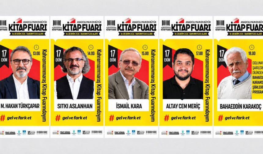 Kahramanmaraş Kitap Fuarı’nda Cumartesi Coşkusu! İşte 17 Ekim Etkinlik Takvimi