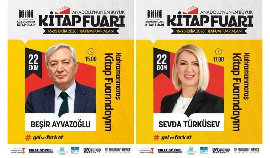 Beşir Ayvazoğlu ve Sevda Türküsev Kitap Fuarı'na Geliyor!