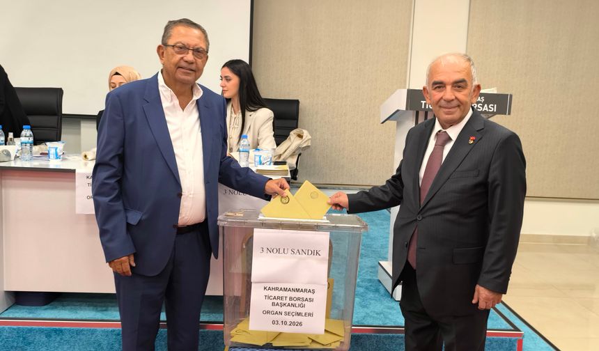 Kahramanmaraş Ticaret Borsası’nda Dev Seçim! İş Dünyasının Öncü İsimleri Sandık Başındaydı