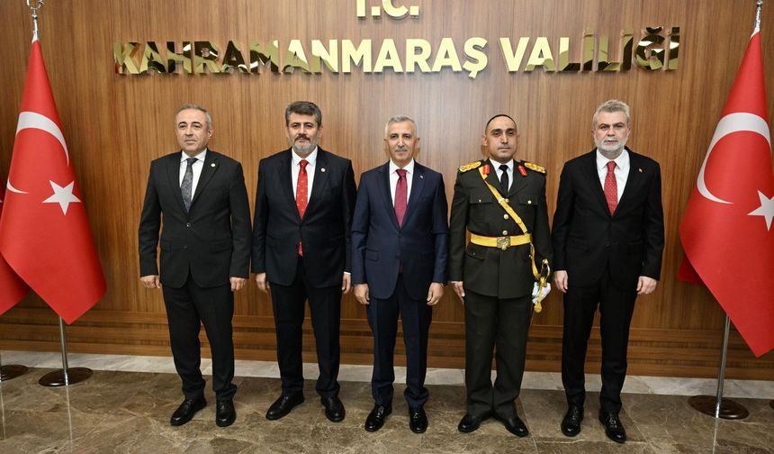 Kahramanmaraş Valiliği’nde Bayramlaşma Töreni! Protokol Bayram Coşkusunda Buluştu