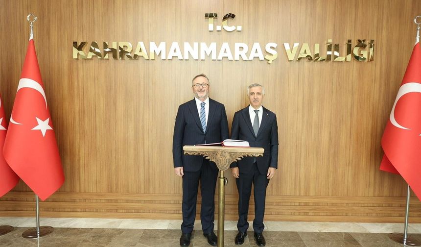 Bakan Yardımcısı Coşkun Yılmaz Kahramanmaraş Valiliği'ni Ziyaret Etti