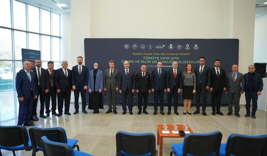 Kahramanmaraş Sıfır Atık Çalıştayı’nda İsraftan İklim Eylemine Çözüm Odaklı Buluşma