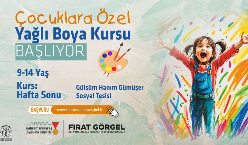 Büyükşehir’den Ücretsiz Yağlı Boya Kursu